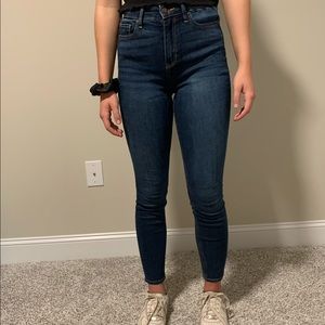 Curvy high-rise super skinny jeans